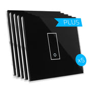 Kit mit 5 E1 PLUS WiFi-Schaltern - für Licht und Tore, einfache Hausautomation für Ihr Zuhause