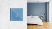 5er-Set WiFi-Stromverbrauchsmessgeräte - blaue Platte, einstellbar über App auf Ihrem Smartphone, einfach zu installieren