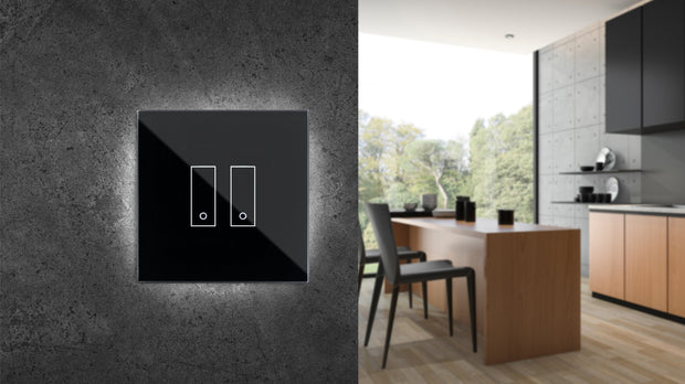 5er-Set Home Automation Switches - schwarz, Fernsteuerung von Licht und Toren per App